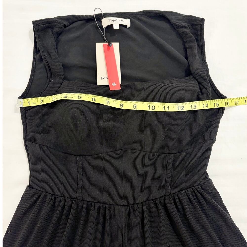 Popilush Shapewear Tummy Control Wide Leg Jumpsuit - Picture 8 of 12